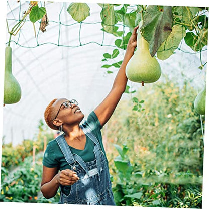YARNOW Plant Climbing Net Green, Trellis Netting for Climbing Plants Vegetables Fruits, Ideal for Outdoor Vertical Horizontal Use