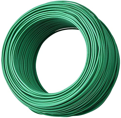 PGarden-EZ Green Soft Twist Tie Tomato Plant Tie TPR Garden Supply, for Supporting Plants and Home Organizing (328 feet/100 Meters) - size: 328 feet/100 Meters