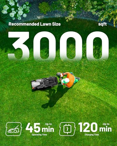 Litheli Cordless Lawn Mower 14 Inch, Brushless Battery Powered Push Mower with 2x5Ah Batteries, 5-Position Height Adjustment, 9-Gallon Bag, Lightweight Grass Cutter for Garden Yard Farm - color: Cream