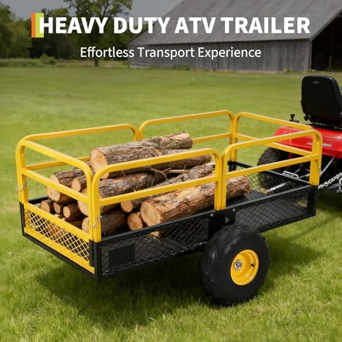 1500 Lb Tow-Behind Dump Garden Cart Trailer