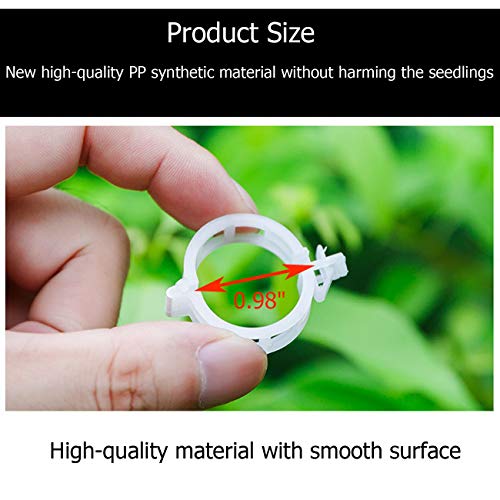 200PCS Plant Support Clips, Tomato Crop Vine Fixing Clips