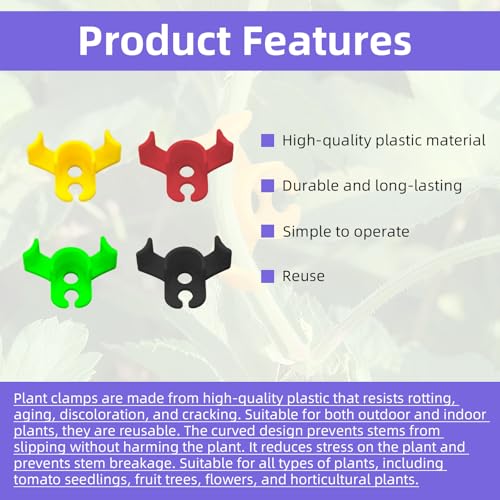 200 Pack Plant Training Clips, 90 Degrees Plant Stem Bender