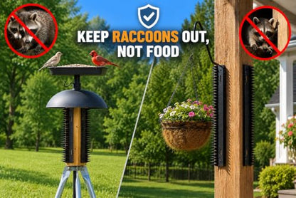 16ft Anti-Climb Spikes for Walls & Fences, 12-Pack, Black