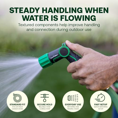 Rain Bird TCNZLADJ Garden Hose Nozzle - Thumb Control Water Spray - size: Adjustable Multi-Pattern