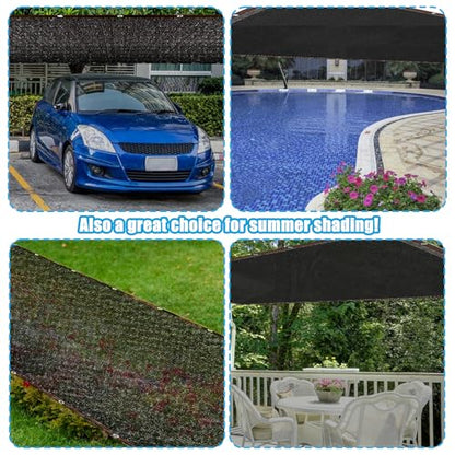 20 x 40FT Pool Leaf Net Cover - Leaf Netting for Inground and Above Ground Rectangle Swimming Pools Fine Mesh Pool Screen, Sunshade - size: 40' x 20' (Rectangular)