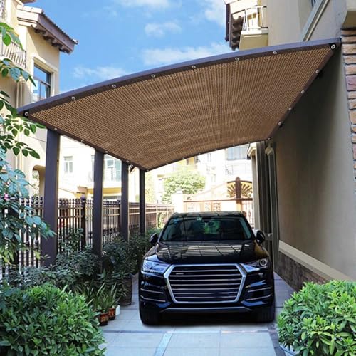 Shade Cloth,80% Sunblock Net with Metal Grommets and Reinforced Edges,Garden Sun Shade Netting,Used in Courtyards,Balconies,Carports,Greenhouse, Plants Growing,Chicken Coop Patios etc.10x12FT - size: 10×12FT