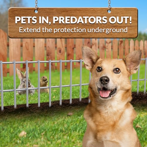 Dig Defence Original Animal Barrier Garden Fence, X-Large, 6 Pack - size: 6 Count