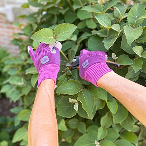 Wells Lamont Women's High Dexterity Breathable 3D Mesh Work and Gardening Gloves, Pink (7764) - size: Large