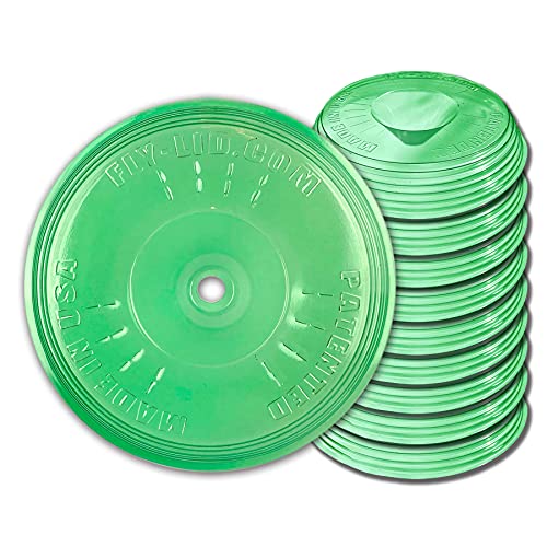 Billy-Bob, Fly Lid (10 Pack) - Turn Almost Any Disposable Cup into a Fly Trap. Indoor and Outdoor use.