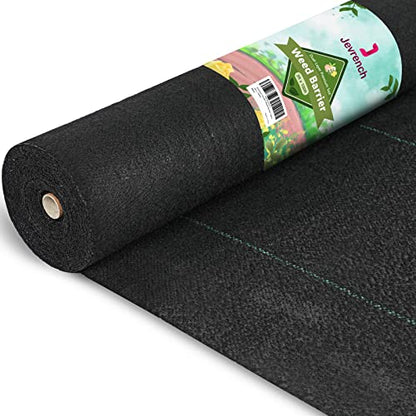 Jevrench 5 oz Heavy Duty Weed Barrier Landscape Fabric, 3 x 100 ft - size: 5oz - 3ft x 100ft