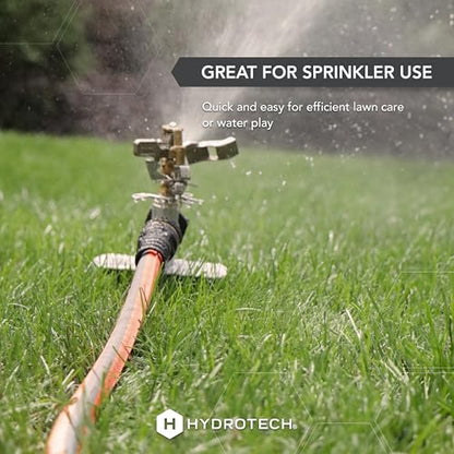 HydroTech FLATJACKET Lightweight Garden Hose 5/8 in x 75 ft, Orange - size: 75 Feet