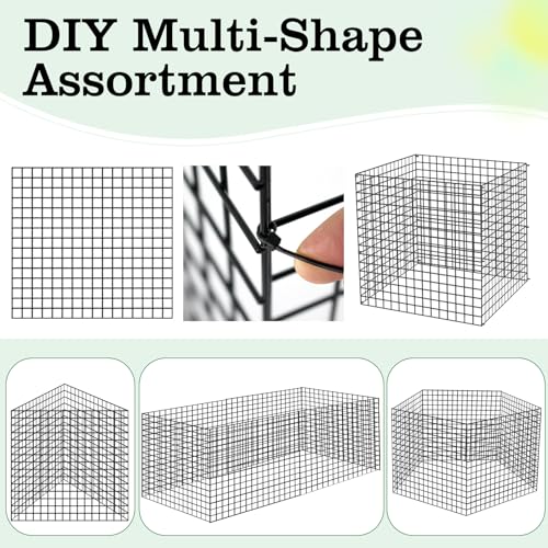 4 Packs Wire Plant Protectors,15.7" X 15.7" Wire Mesh Plant Protector cage,DIY Garden and Vegetable Protectors,Plant Cage to Protect Plants from Animals