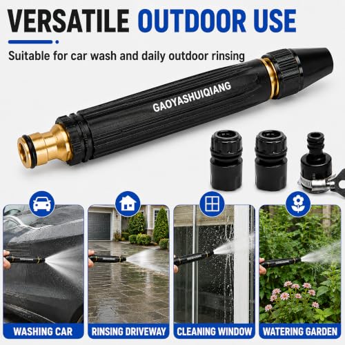 High Pressure Hose Nozzle for Garden Hoses