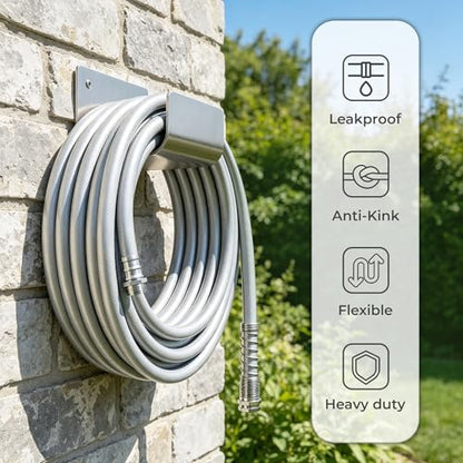 6 ft Leader Hybrid Garden Hose 5/8”, Greens Word, Male to Female Fittings - size: 5/8 in. x 6 ft.