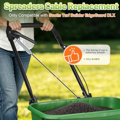 Spreader Control Cable Compatible with Scotts Turf Builder EdgeGuard DLX - size: DLX
