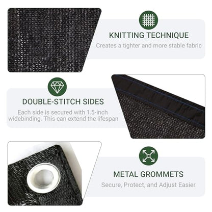 10 x 20 FT 45% Heavy Duty Shade Cloth Mesh Tarp - size: 45% - 10 x 20 FT