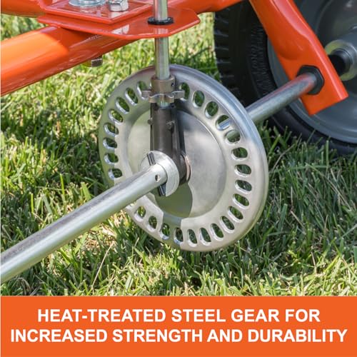 Agri-Fab Tow Behind Broadcast Spreader for Seed, Fertilizer, Salt and Ice Melt, 185 lb Capacity Lawn and Garden Spreader with 12 Ft Spread Width - style: 185 lb. Tow-Behind Lawn & Garden Broadcast Spreader