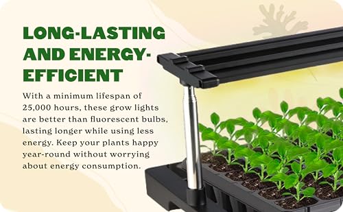 Epic Gardening Seed Starting Grow Light - Full-Spectrum LED - Standard - size: Standard