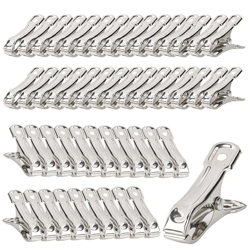 50 PCS Garden Clips for Netting - Stainless Steel Greenhouse Clamps