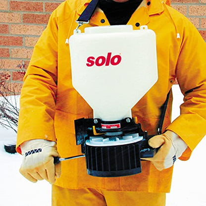SOLO Inc 421 20-Pound Capacity Portable Chest-Mount Spreader with Comfortable Cross-Shoulder Strap - 421S, White, 20lb