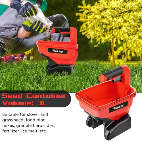 Rozlchar Power Spreader Compatible for Milwaukee 18V, Covers 5,000 sq. ft. - color: Red