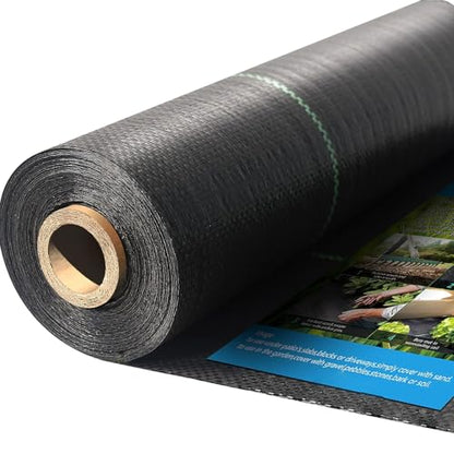 Weed Barrier Landscape Fabric Heavy Duty 3x300 FT，Garden Fabric Weed Barrier，Black Mulch for Landscaping, Weed Blocker Fabric Garden Bed Cover Garden Supplies (WBF-3ft x 300ft) - size: 3ft x 300ft
