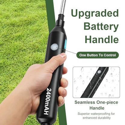 DZ Duozhan Battery Powered Sprayer Wand, Electric Garden Sprayer 9.8ft - size: 9.8feet