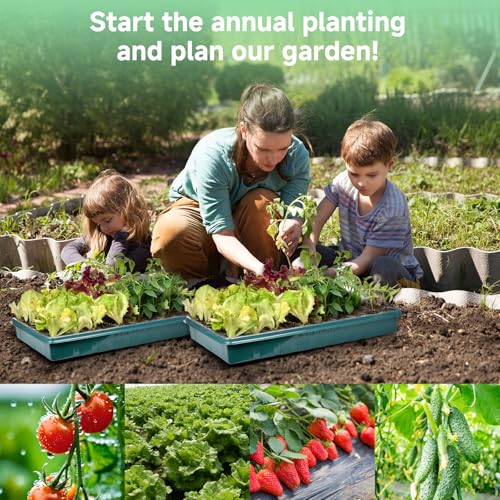 Seed Starter Trays with Grow Lights, Grow Lights for Seed Starting Kit, Timming Set, Indoor Plant Growing Kit for Gardeners, Germination Trays Kits, Gardening Gifts for Women, Mom Gifts (240 Cells) - size: 240 Cells