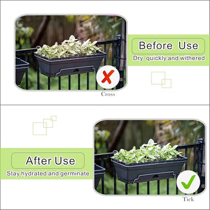 8 Pcs 24-Cell Replacement Capillary Mats for Seed Starting - size: 8 Pcs 24-Cell