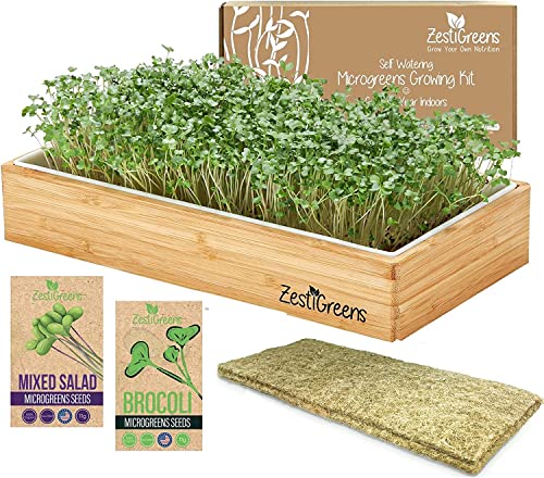 ZESTIGREENS Microgreens & 9 Seed Mat Refill