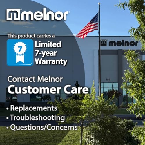 Melnor 65175AMZ 6 Piece Quick Connect Starter Set Connector Bundle, Product Adapter, Product End Connector, Black, Grey - size: 6 pcs Set