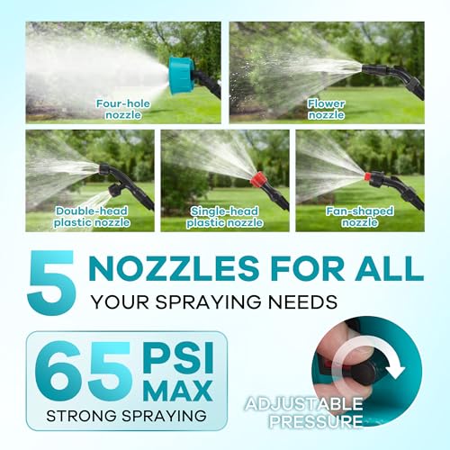 2.64 Gallon Battery Powered Backpack Sprayer, 18V 2Ah Battery - size: 2.64 Gal