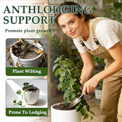 15 Pack Adjustable Stackable Monstera Plant Support Poles Garden Stakes