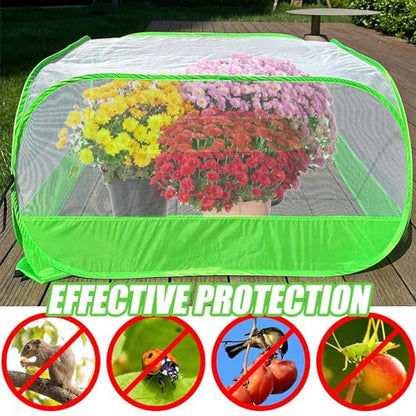 Pop-up Garden Mesh Plant Cover Outdoor Tent Garden Cover Mesh Bird and Pest Protection Guard for Raised Bed Protection Fruits Vegetables Seedlings and Herbs (1pcs 35.4x35.4x27.5in Without Bottom) - style: 1pcs 35.4x35.4x27.5in without bottom