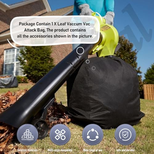 205110001 Leaf Vaccum Vac Attack Bag Compatible with Ryobi 40V RY40405 RY40405VNM Cordless Leaf vacuum