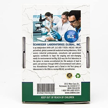 Lead Test Kit in Paint, Dust, or Soil 20PK (1 Bus. Day) Schneider Labs - size: 20 Pack 1 Day