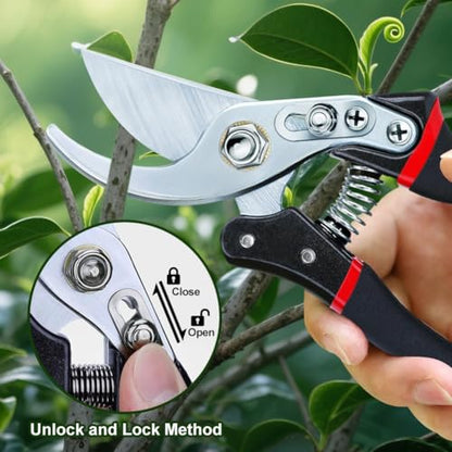 Gardening shears for pruning garden shrubs and harvesting flowers fruit - style: Classic Garden Shears