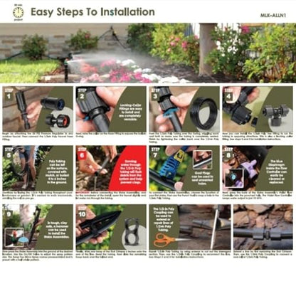 Mister Landscaper Premium All-in-One Micro Sprinkler Kit for Landscapes & Gardens