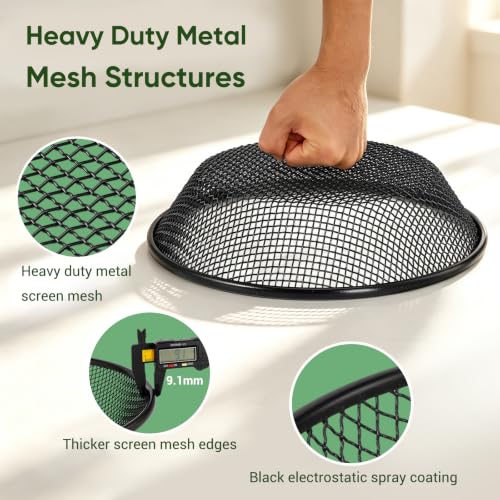 4PCS Soil Sifter for Gardening, Dirt Sifters Fit 5 Gallon Bucket