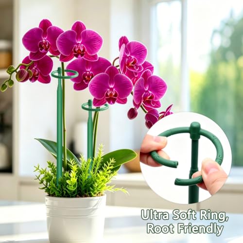 7Pcs Telescoping Plant Stakes 12.5-48.4IN Adjustable Monstera Plant Support - size: 7PCS