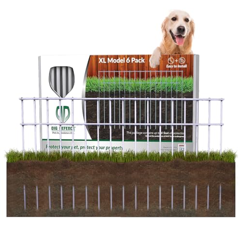 Dig Defence Original Animal Barrier Garden Fence, X-Large, 6 Pack - size: 6 Count