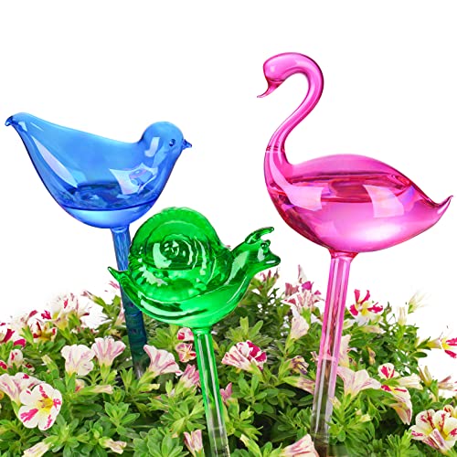 NiHome Spike Self-Watering Bulb 3PCS 10" Iridescent Pearl - color: Animal Tricolor (3 pack)
