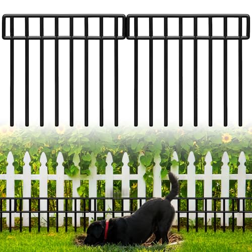 29.28Ft(L) X 13Inch(H)Animal Barrier Fence - 21 Pack No Dig Fence Panels Dog Dig Fence Barrier Metal Small Garden Fence Border for Dogs Rabbits Defense Bottom Blocker for Outdoor Yard Patio - size: 21 Pack,29.3Ft