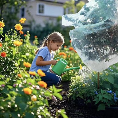 4 Pack Garden Netting Pest Barrier with Drawstring - White Breathable Mesh Insect Protection Cover for Tomatoes, Vegetables, Blueberry Bushes (4Ft X 4.6Ft) - size: 4 x 4.6 FT x 4Pcs