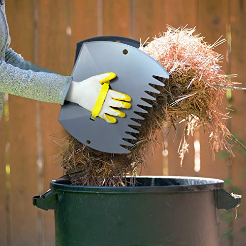 Jardineer Leaf Scoops and Claws, Lightweight Leaf Grabber Claws, Yard Scoops for Leaves, Grass, Lawn Clippings, Twigs or Debris (1 Pack)