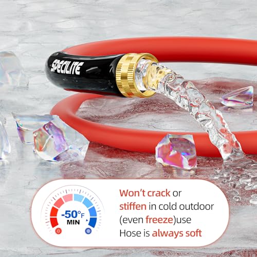 SPECILITE 3/4" x 15FT Female to Female Hot/Cold Leader Garden Water Hose - size: 15FT 3/4" ID Female to Female