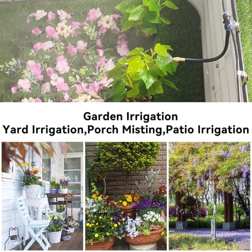98.4Ft Drip Irrigation Kit System, 360° Bendable Garden Irrigation System - size: 98.4Ft