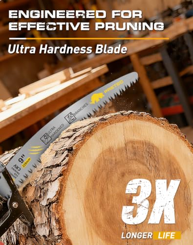 9-Inch Arc Edge Reciprocating Saw Blades, 6TPI for Wood Pruning, 5 Pack - size: 9 INCH