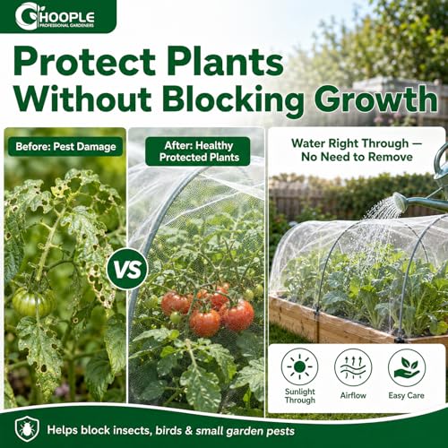 10 ft x 33 ft Garden Netting Pest Barrier, Ultra-Fine Garden Mesh Netting for Garden Protection, Plant Covers Bird Netting for Vegetables, Raised Beds, Blueberry Bushes and Fruit Plants - size: 10 ft x 33 ft