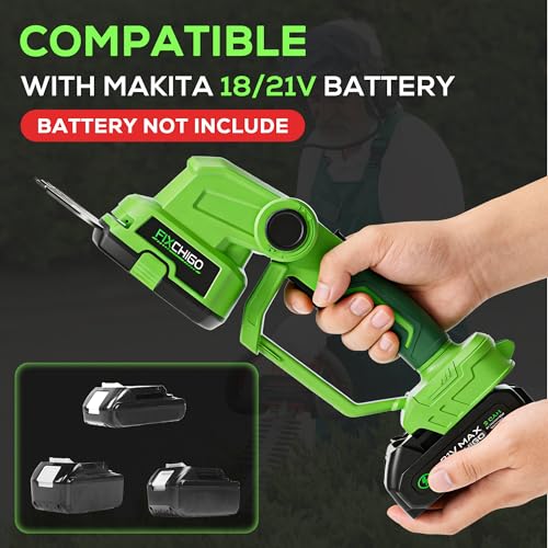 21V Cordless Hedge Trimmer, 2 in 1 Handheld Bush Trimmer Compatible with MAKITA 21V Battery(Battery not Included), Electric Grass Shear for Garden Yard Lawn Care, Powerful & Lightweight - size: Hedge Trimmer Only